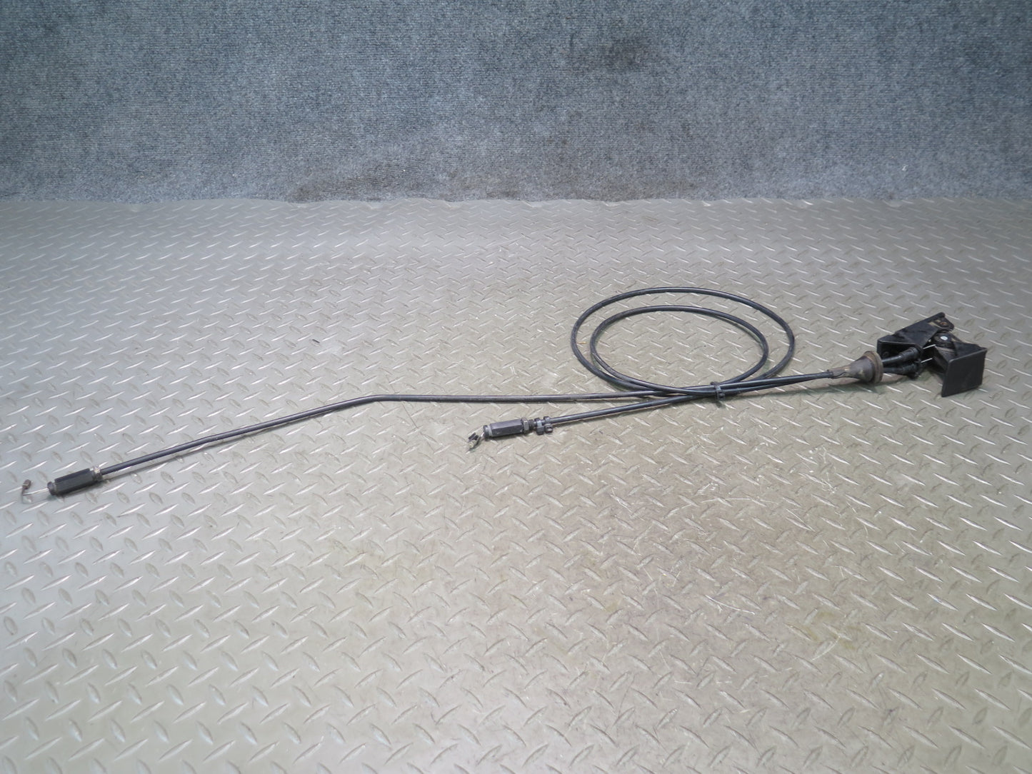 84-96 Chevrolet Corvette C4 Hood Latch Release Handle & Cable Set OEM