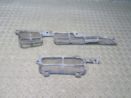 84-96 Chevrolet Corvette C4 Windshield Cowl Drain Screen Grille Trim Set OEM
