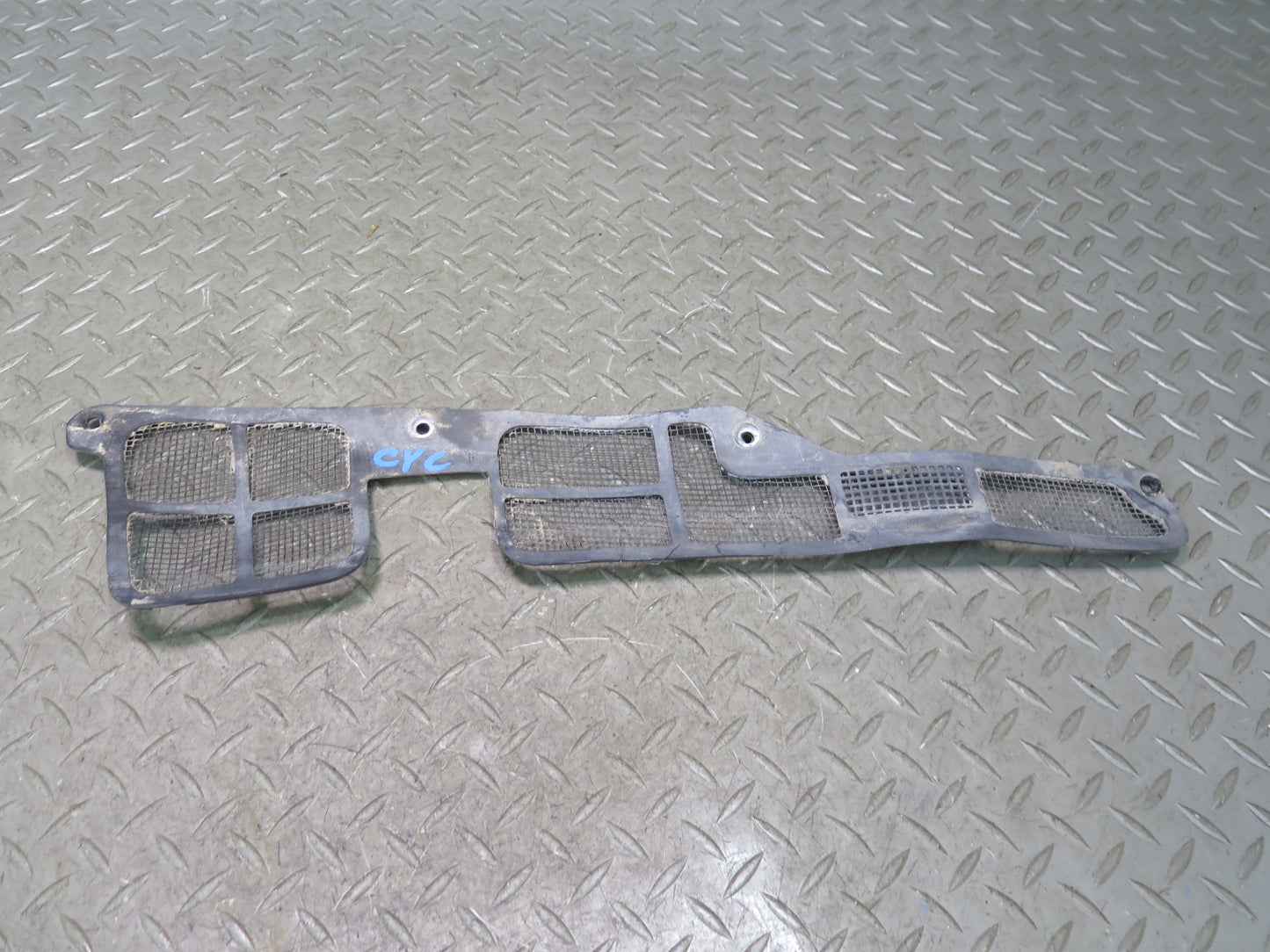 84-96 Chevrolet Corvette C4 Windshield Cowl Drain Screen Grille Trim Set OEM