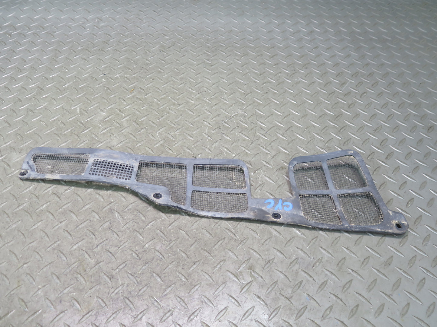 84-96 Chevrolet Corvette C4 Windshield Cowl Drain Screen Grille Trim Set OEM