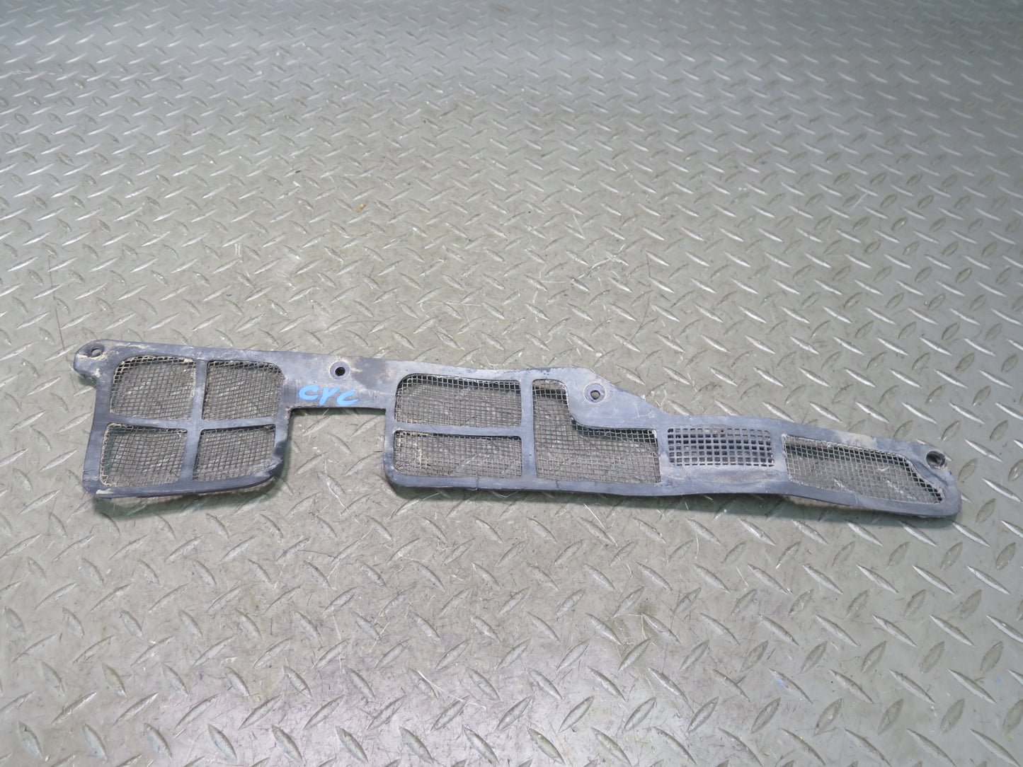 84-96 Chevrolet Corvette C4 Windshield Cowl Drain Screen Grille Trim Set OEM