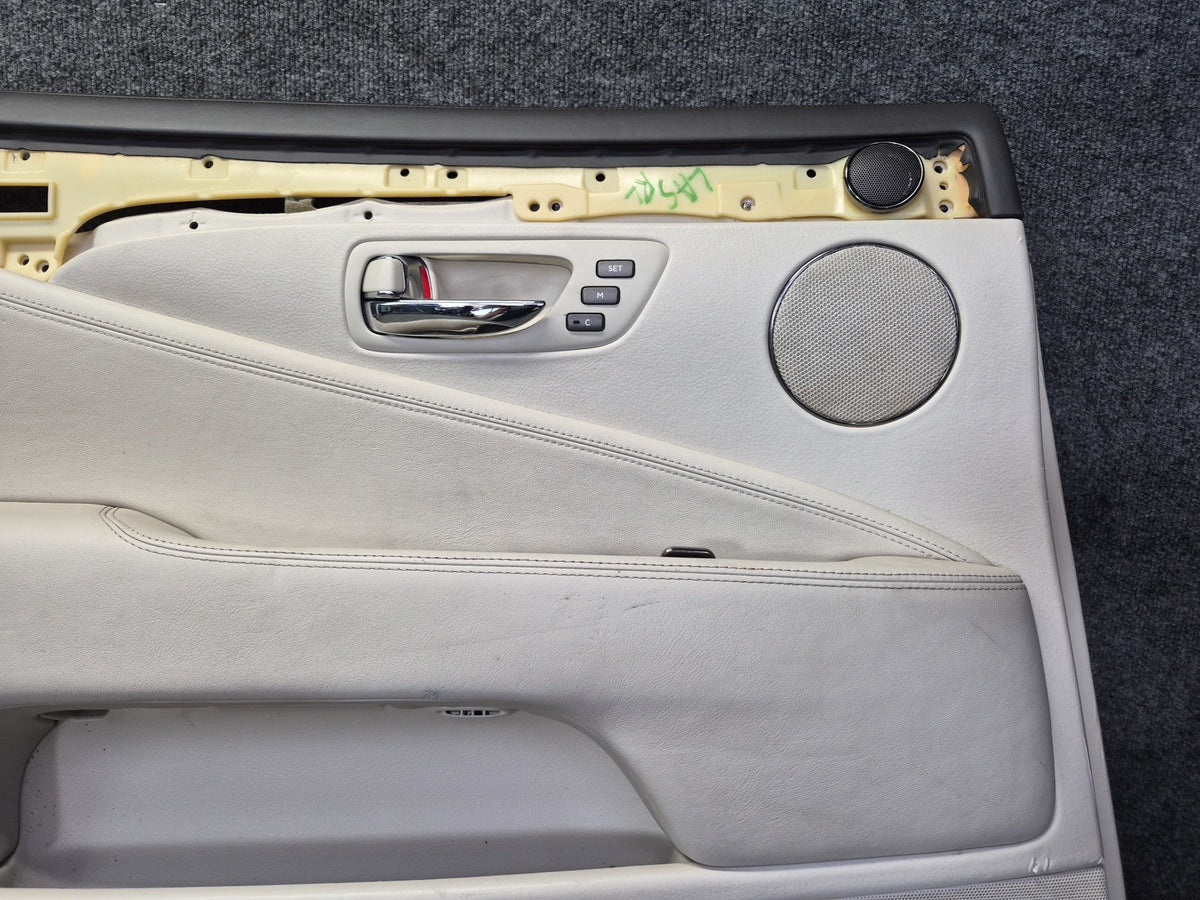 2008 Lexus UVF46L LS600HL Rear Door Trim Panel Right & Left Alabaster Set OEM