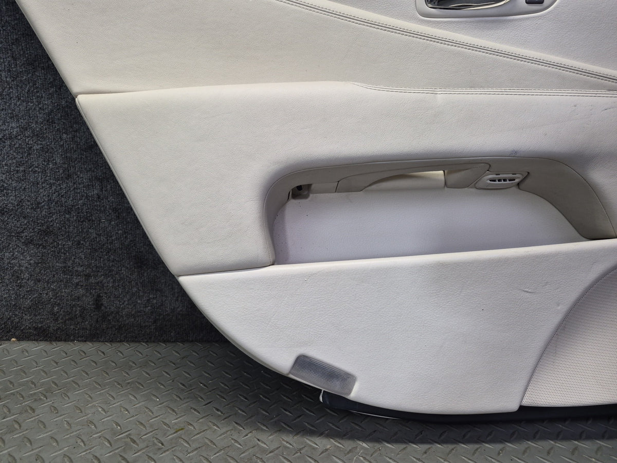 2008 Lexus UVF46L LS600HL Rear Door Trim Panel Right & Left Alabaster Set OEM