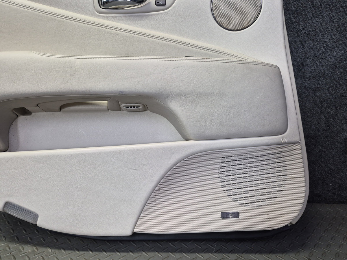 2008 Lexus UVF46L LS600HL Rear Door Trim Panel Right & Left Alabaster Set OEM