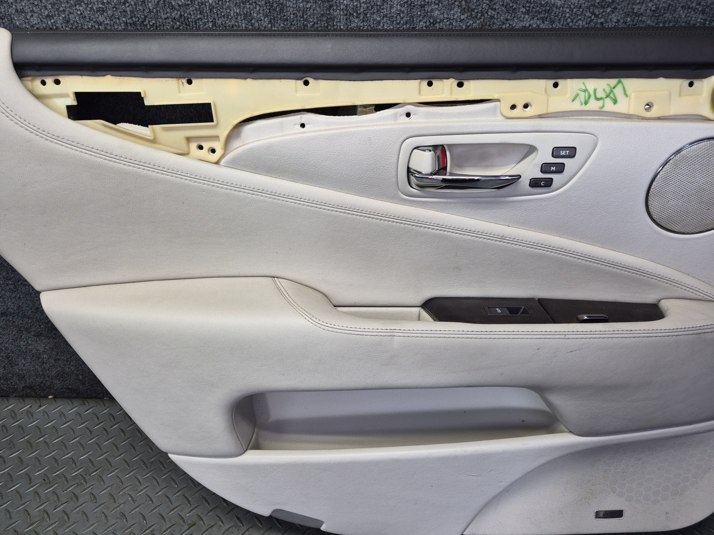 2008 Lexus UVF46L LS600HL Rear Door Trim Panel Right & Left Alabaster Set OEM