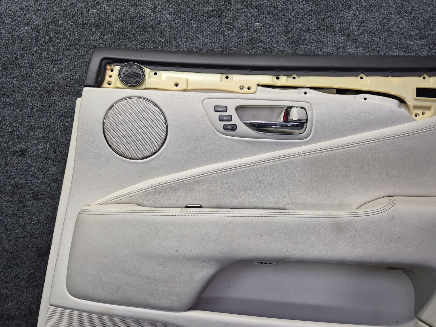 2008 Lexus UVF46L LS600HL Rear Door Trim Panel Right & Left Alabaster Set OEM