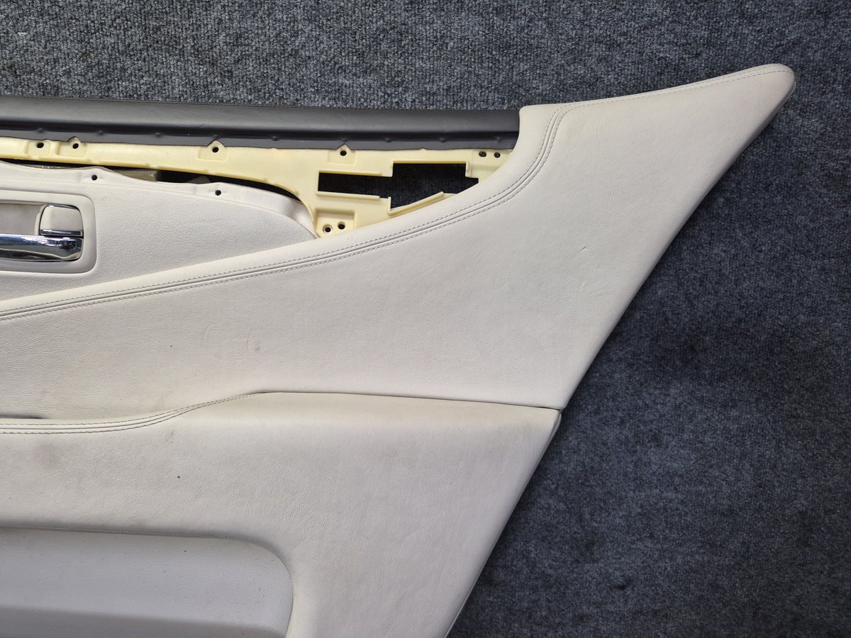 2008 Lexus UVF46L LS600HL Rear Door Trim Panel Right & Left Alabaster Set OEM