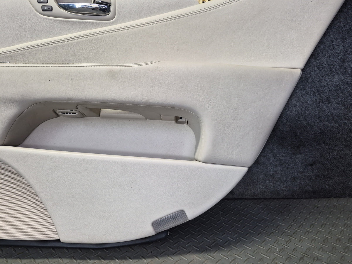 2008 Lexus UVF46L LS600HL Rear Door Trim Panel Right & Left Alabaster Set OEM