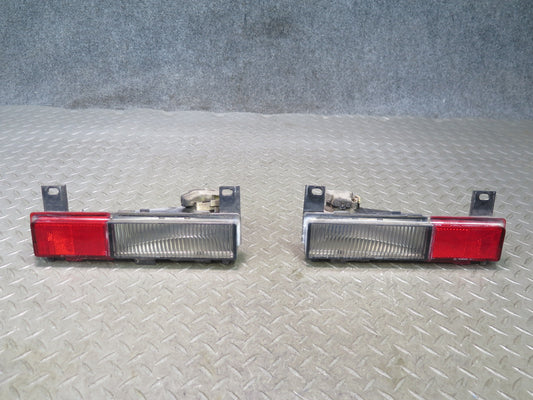 91-96 Chevrolet Corvette C4 Rear Left & Right Side Marker Light Lamp Set OEM