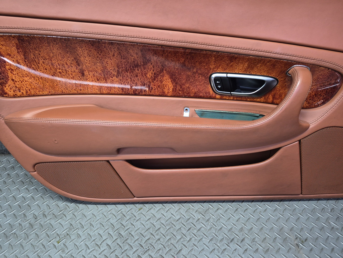 03-10 Bentley Continental GT Coupe Left & Right Door Interior Trim Panel Set 49K