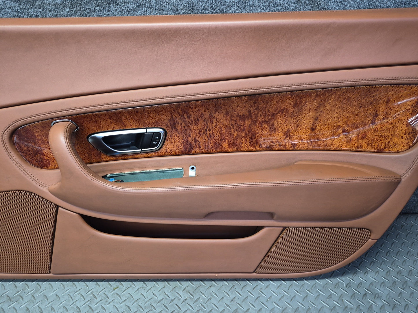 03-10 Bentley Continental GT Coupe Left & Right Door Interior Trim Panel Set 49K