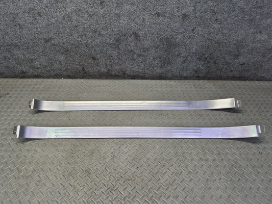 03-10 Bentley Continental GT Left & Right Door Scuff Sill Plate Trim Panel Set