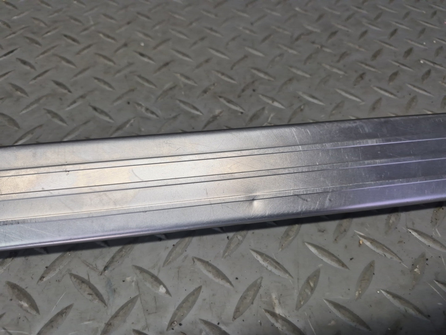 03-10 Bentley Continental GT Left & Right Door Scuff Sill Plate Trim Panel Set