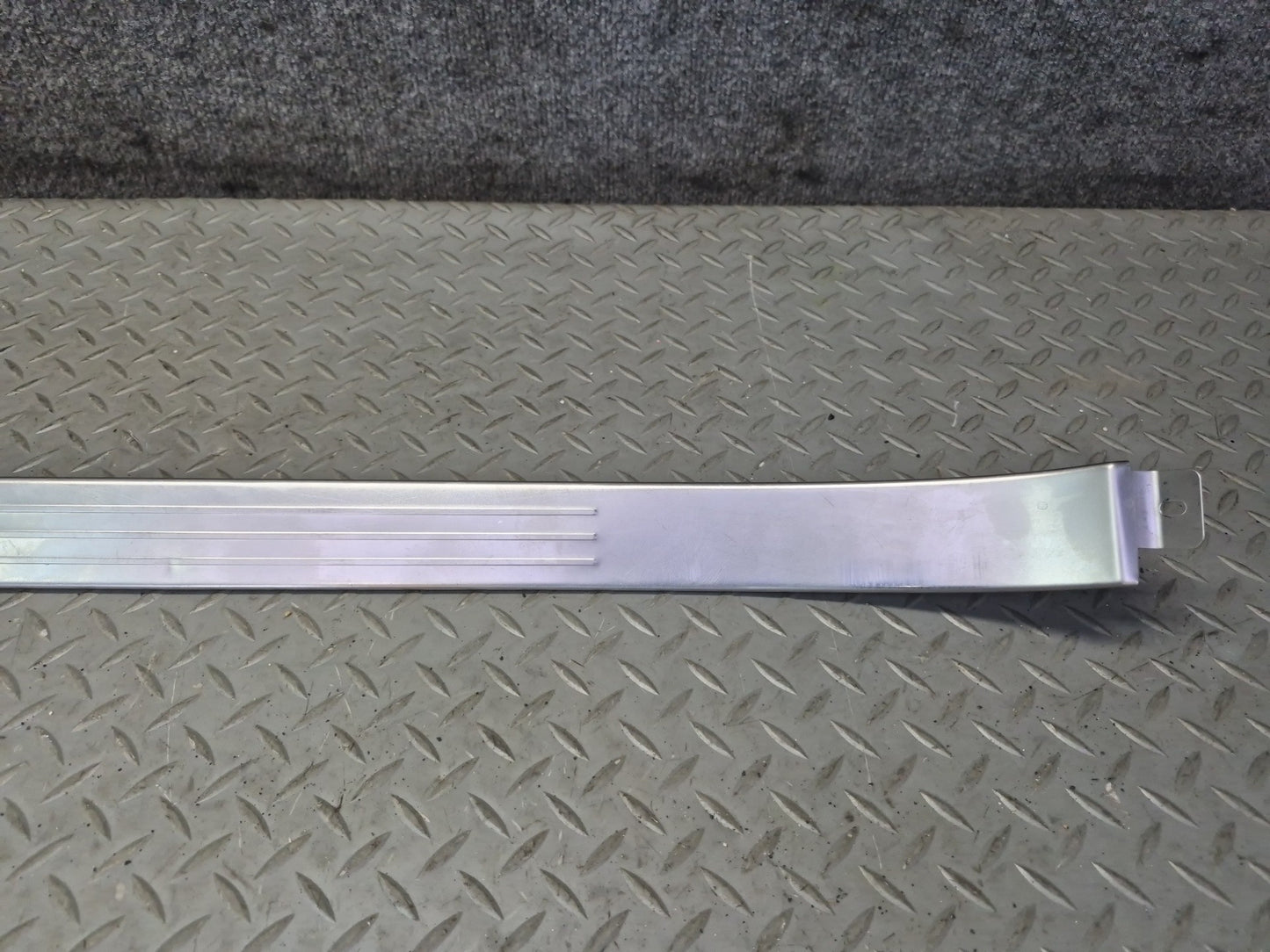 03-10 Bentley Continental GT Left & Right Door Scuff Sill Plate Trim Panel Set
