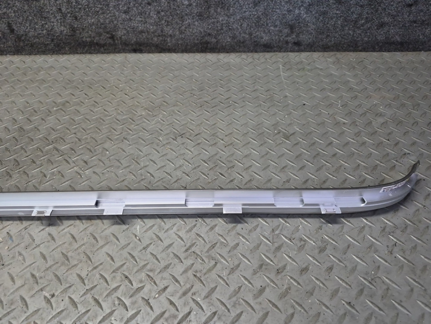 03-10 Bentley Continental GT Left & Right Door Scuff Sill Plate Trim Panel Set