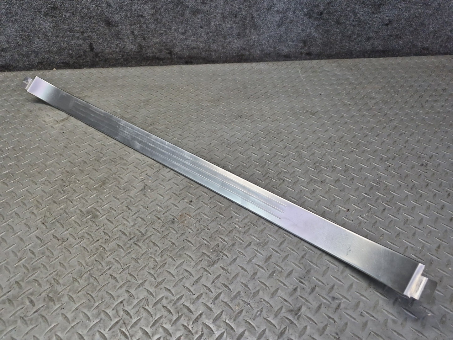 03-10 Bentley Continental GT Left & Right Door Scuff Sill Plate Trim Panel Set