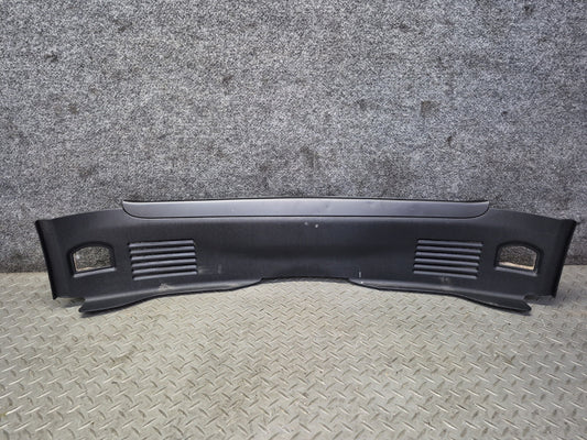 03-10 Bentley Continental GT Rear Trunk Lock Scuff Sill Plate Trim Cover Panel