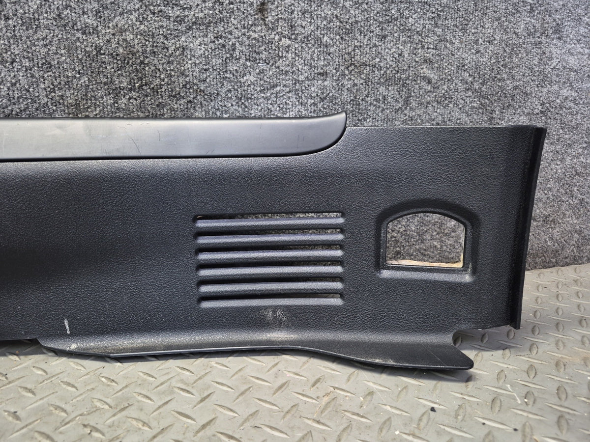 03-10 Bentley Continental GT Rear Trunk Lock Scuff Sill Plate Trim Cover Panel