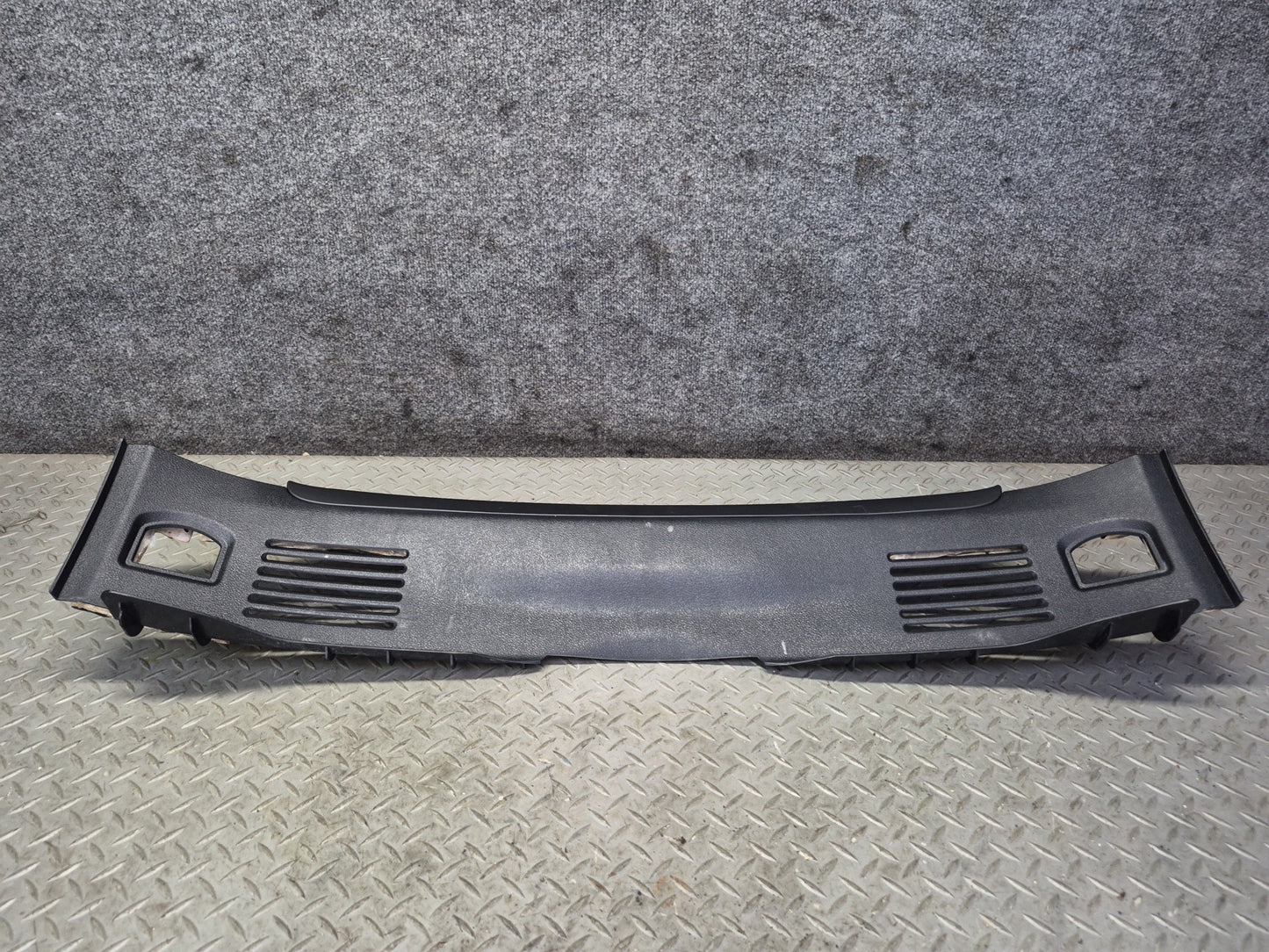 03-10 Bentley Continental GT Rear Trunk Lock Scuff Sill Plate Trim Cover Panel