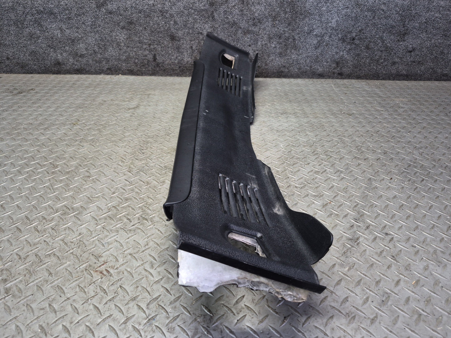 03-10 Bentley Continental GT Rear Trunk Lock Scuff Sill Plate Trim Cover Panel