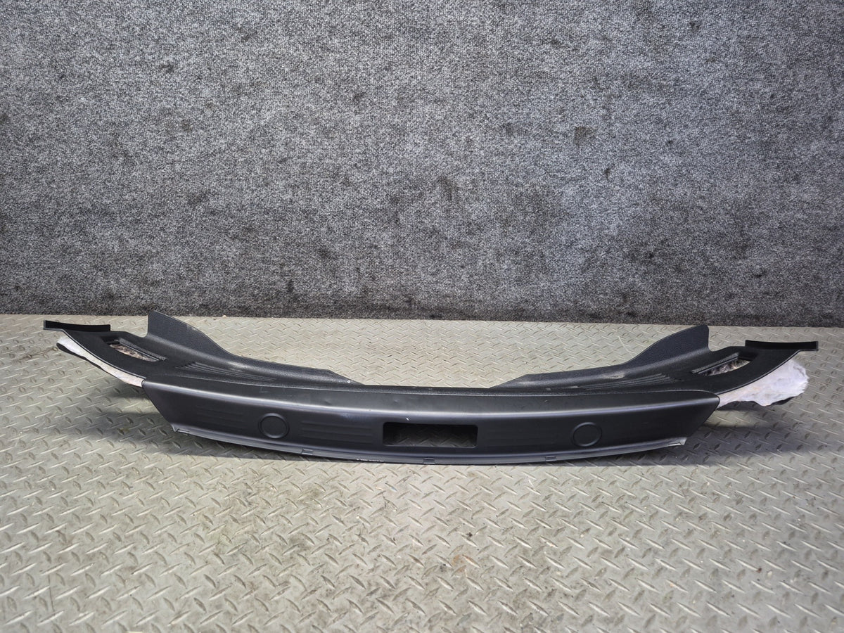 03-10 Bentley Continental GT Rear Trunk Lock Scuff Sill Plate Trim Cover Panel