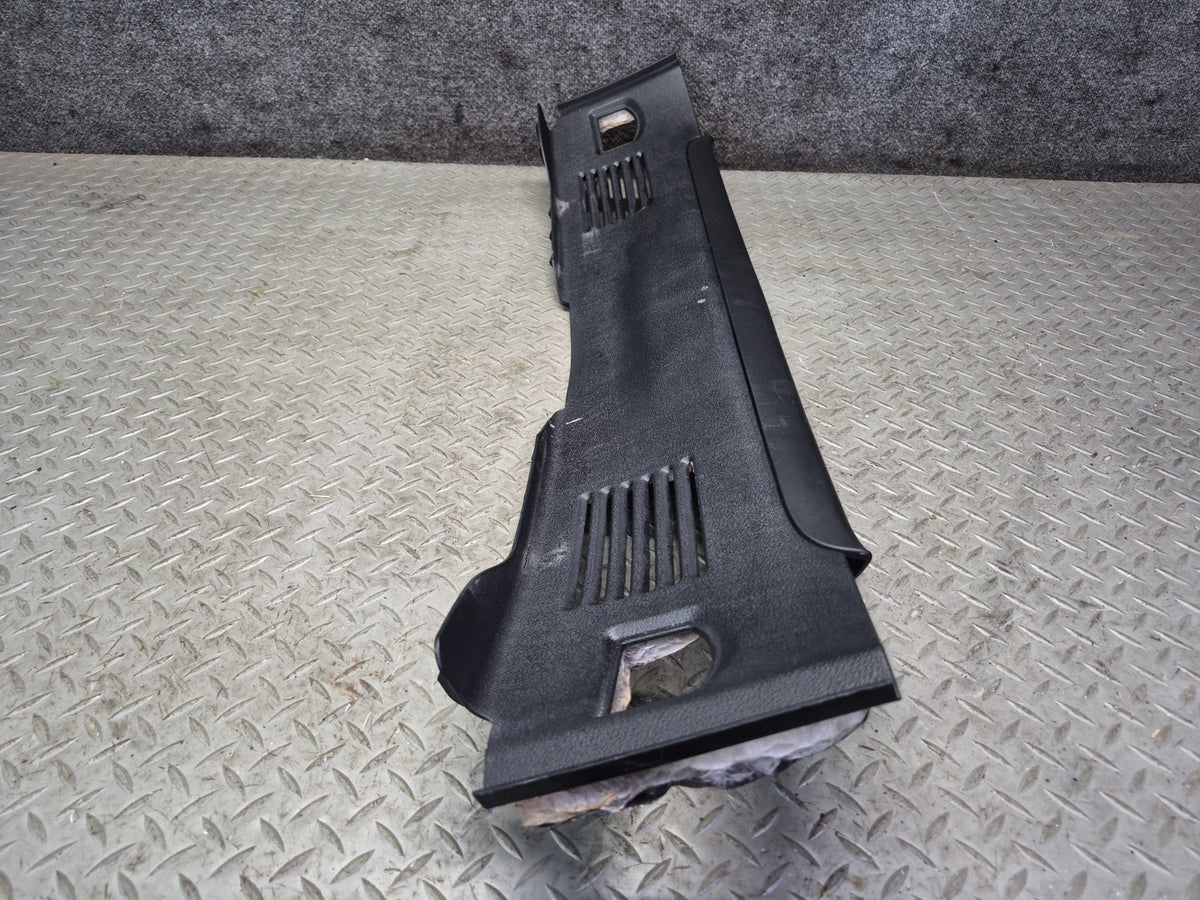 03-10 Bentley Continental GT Rear Trunk Lock Scuff Sill Plate Trim Cover Panel