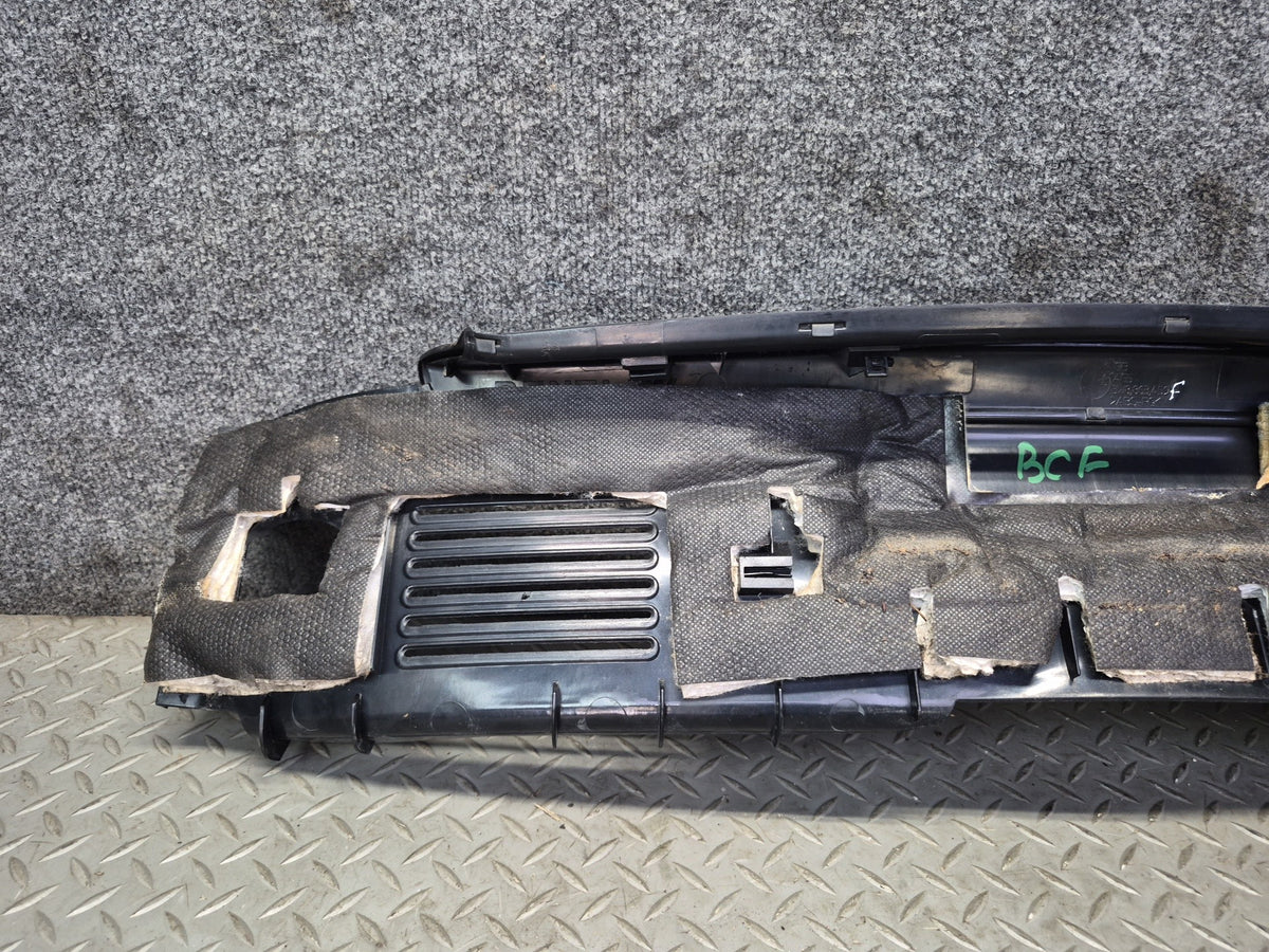 03-10 Bentley Continental GT Rear Trunk Lock Scuff Sill Plate Trim Cover Panel