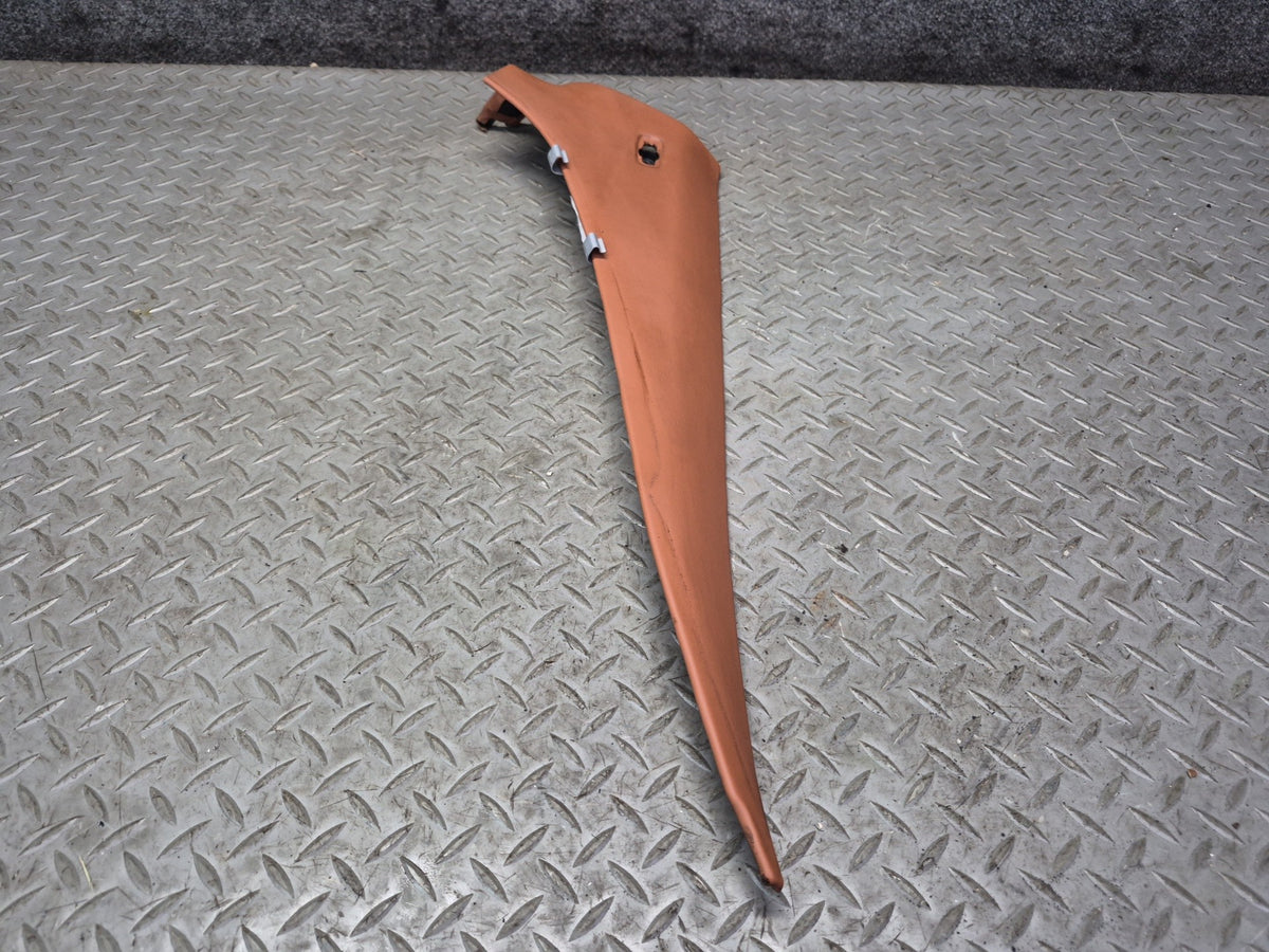 03-10 Bentley Continental GT Coupe Rear Quarter Interior C Pillar Trim Panel Set