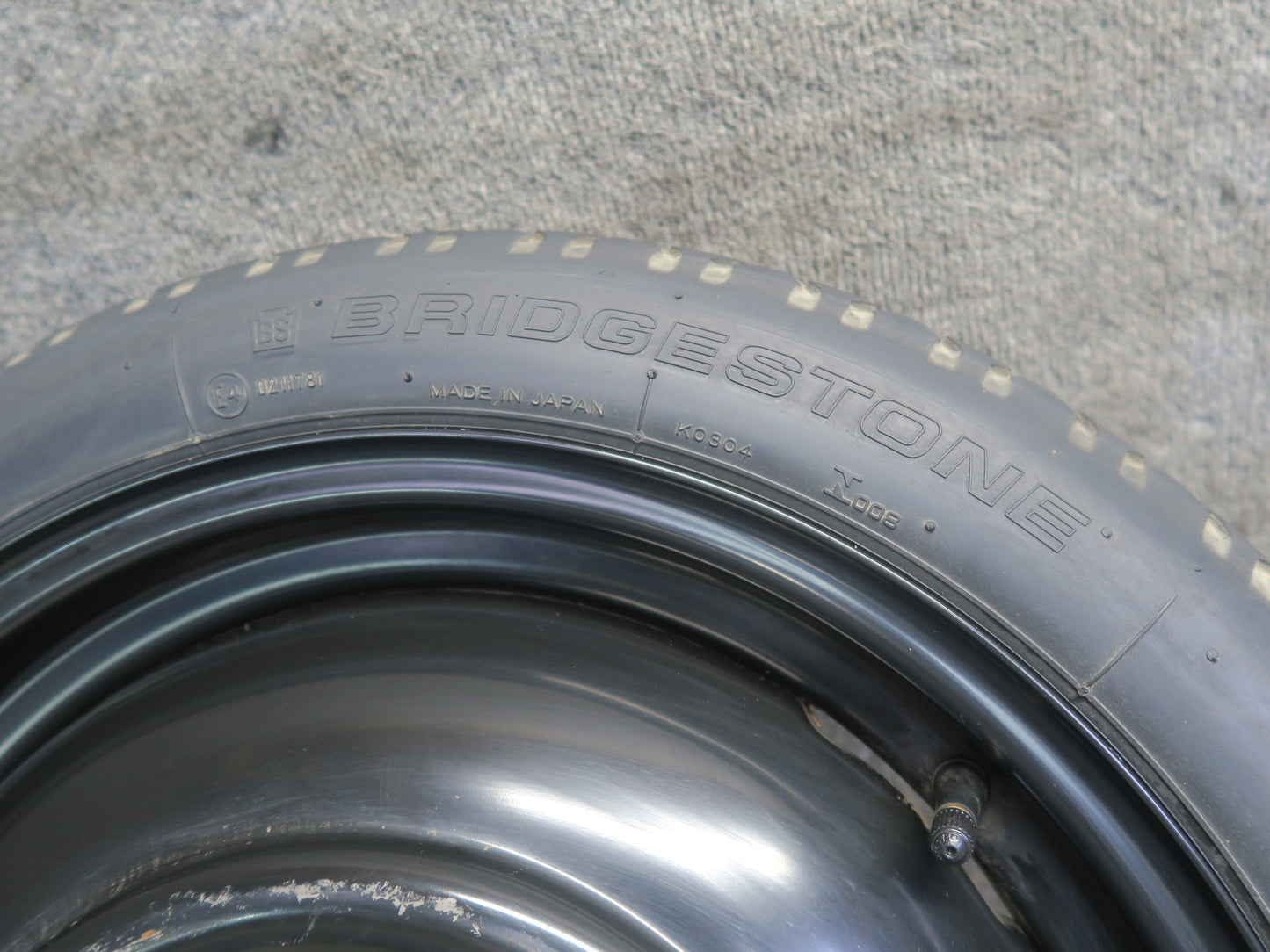 05-09 Subaru Legacy Spare Tire R17" 17x4 Wheel Bridgestone TRACOMPA-2 T135/70