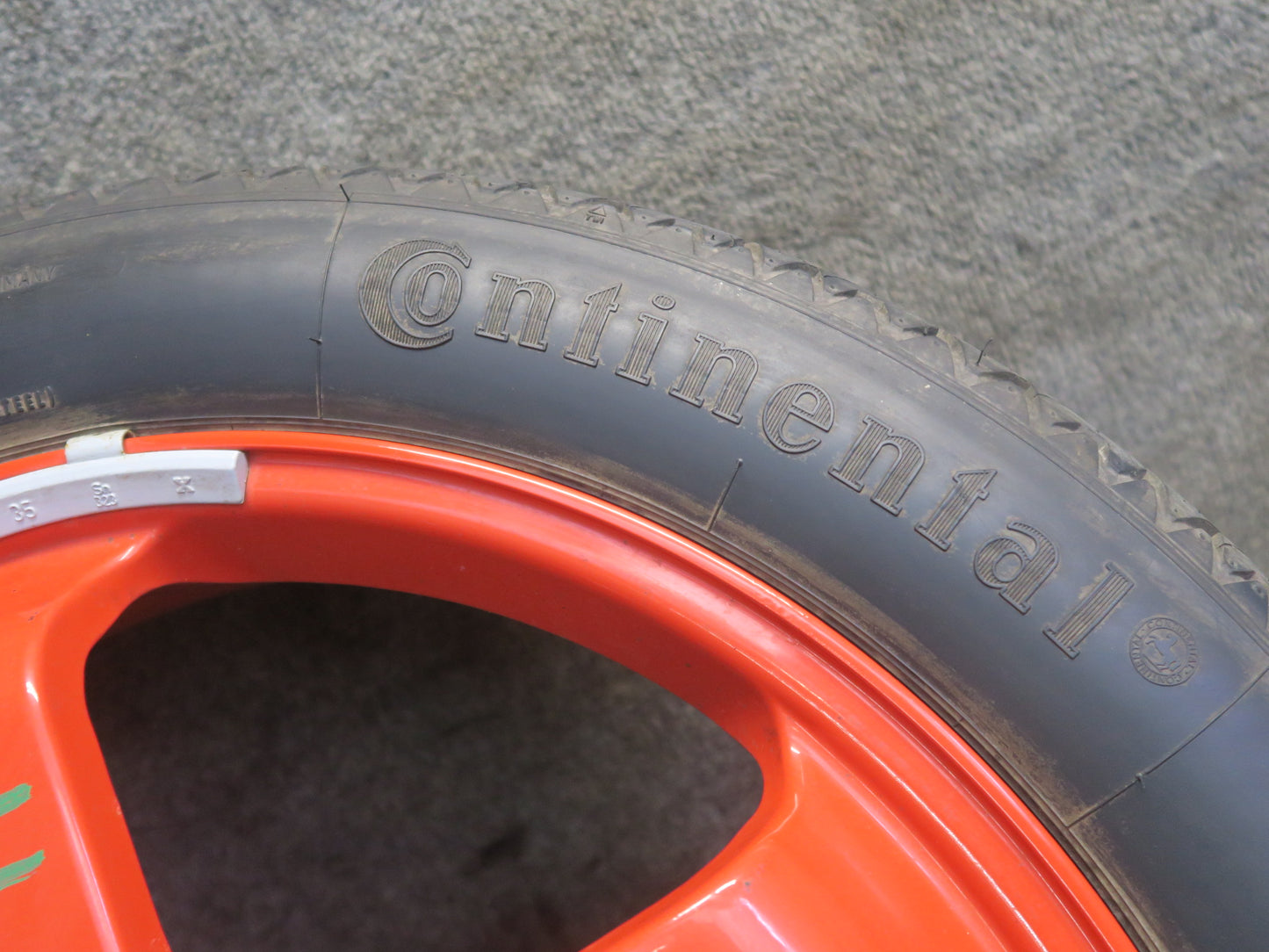 03-10 Bentley Continental GT Spare Tire R19" Wheel 19x4.5J 155/70 3W0601025G