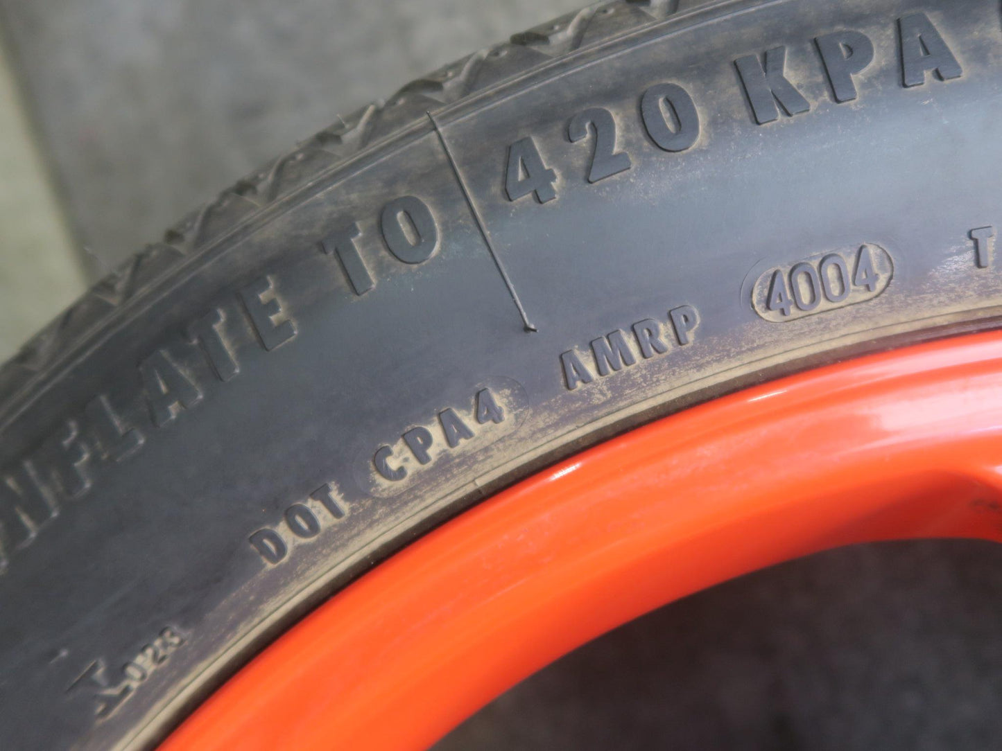 03-10 Bentley Continental GT Spare Tire R19" Wheel 19x4.5J 155/70 3W0601025G