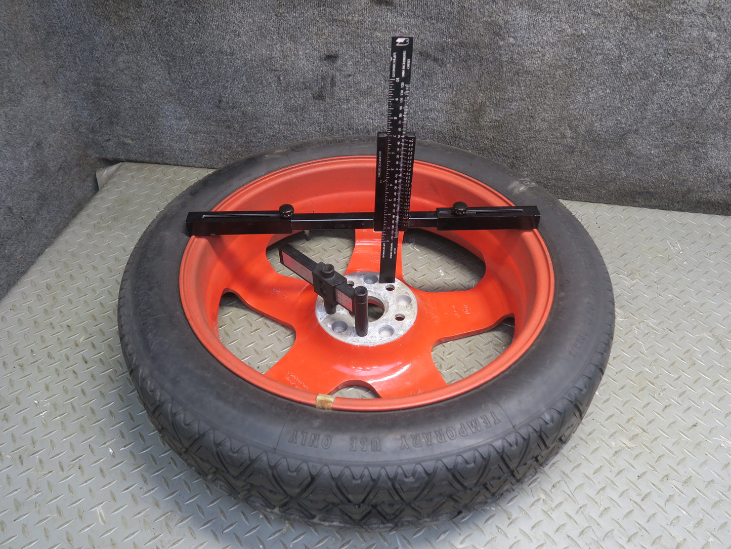 03-10 Bentley Continental GT Spare Tire R19" Wheel 19x4.5J 155/70 3W0601025G