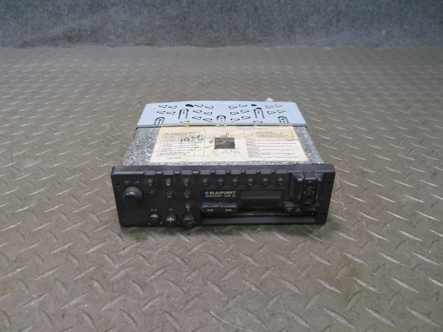 1986 Porsche 928 Blaupunkt Monterey SQR23 Car Stereo Cassette Radio Player