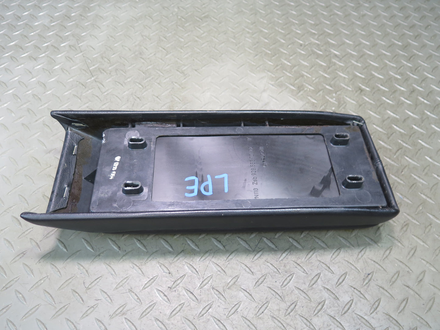 1984-1991 Porsche 928 Center Console Leather Armrest 92855570102