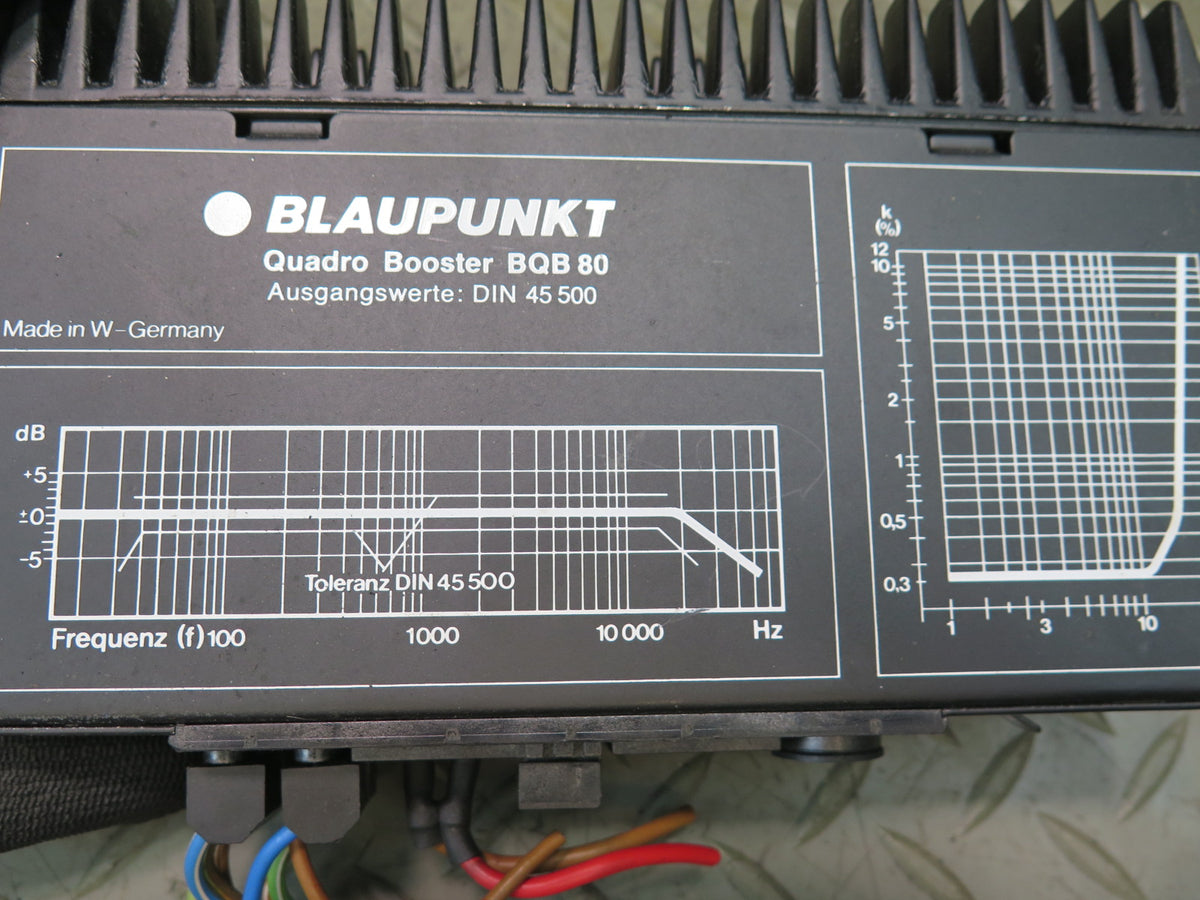 1986 Porsche 928 S Blaupunkt Quadro Booster BQB 80 Radio AMP Amplifier