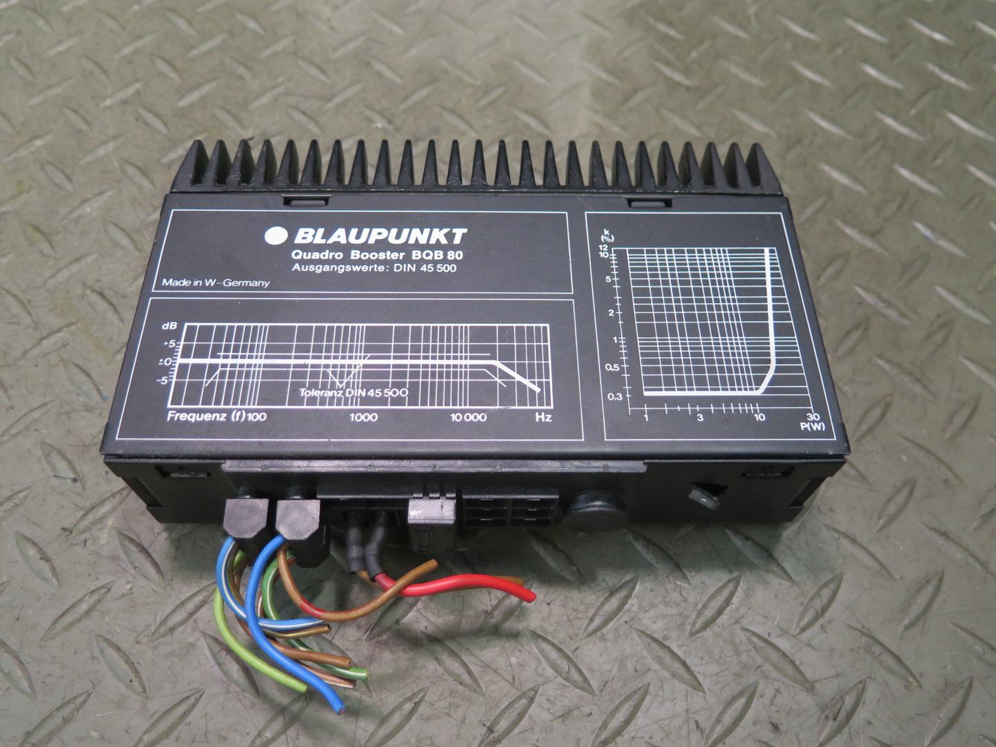 1986 Porsche 928 S Blaupunkt Quadro Booster BQB 80 Radio AMP Amplifier