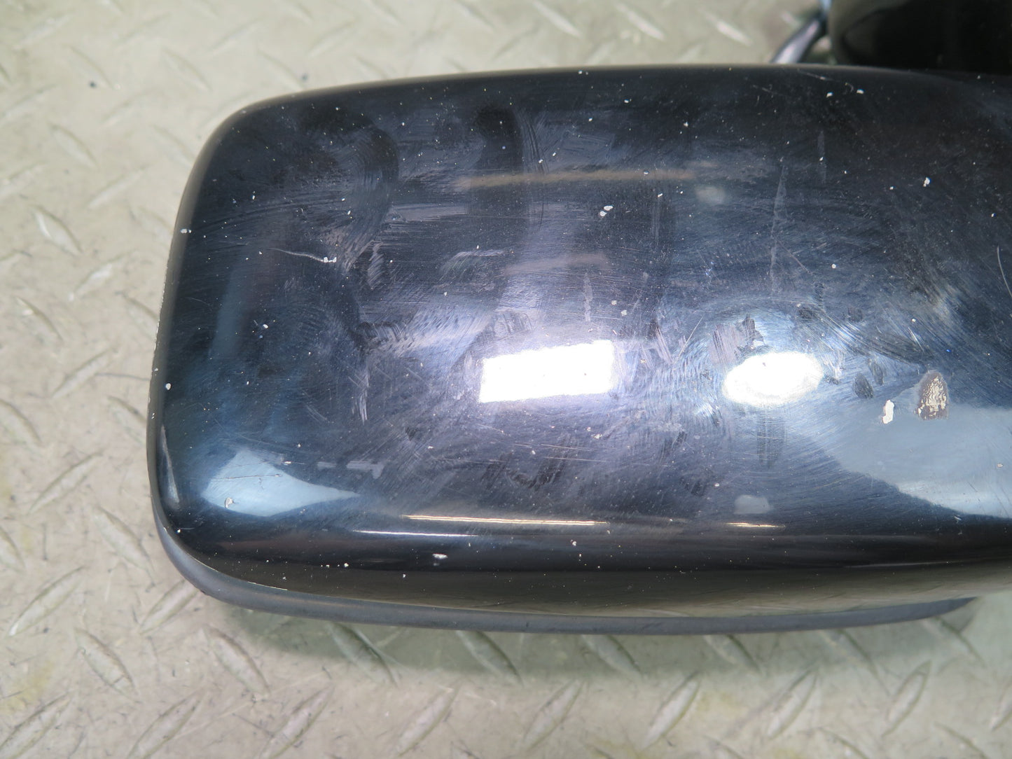 1984-1989 Porsche 928 Right Door Exterior Side View Power Mirror Black
