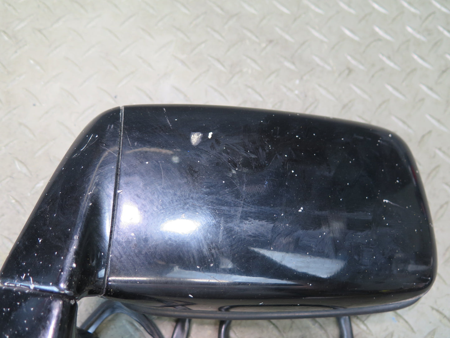 1984-1989 Porsche 928 Right Door Exterior Side View Power Mirror Black