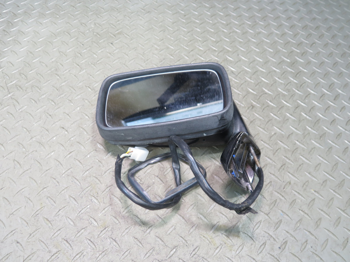 1984-1989 Porsche 928 Left Door Exterior Side View Power Mirror Black