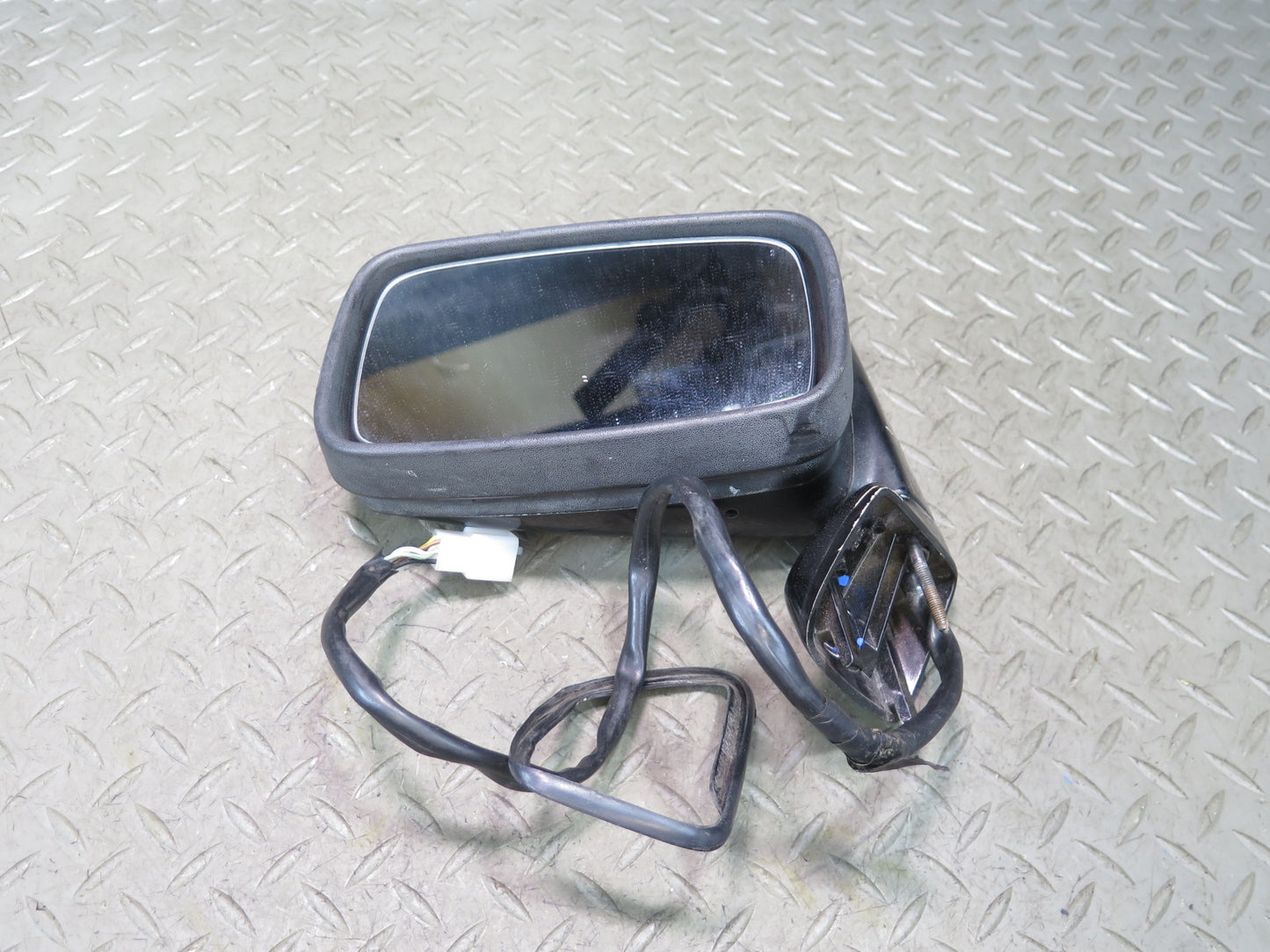 1984-1989 Porsche 928 Left Door Exterior Side View Power Mirror Black