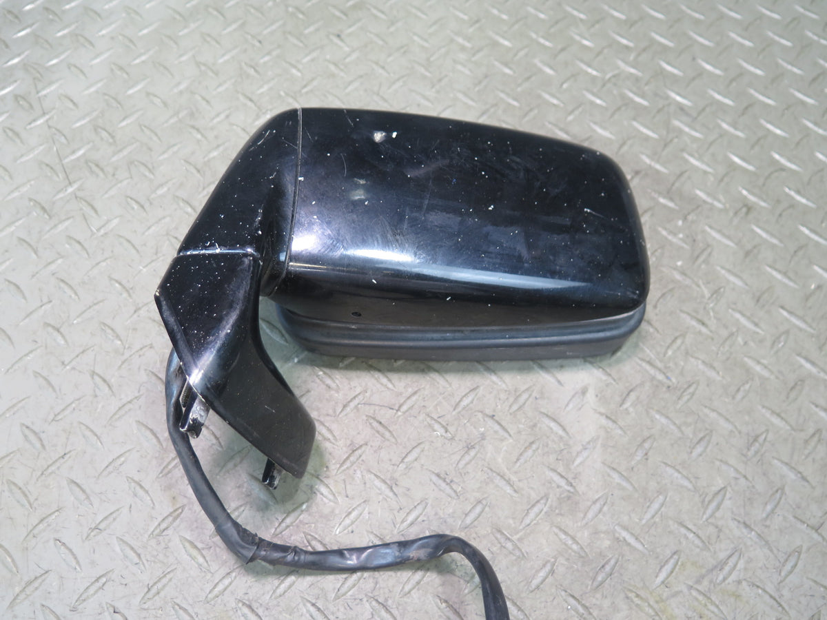 1984-1989 Porsche 928 Left Door Exterior Side View Power Mirror Black