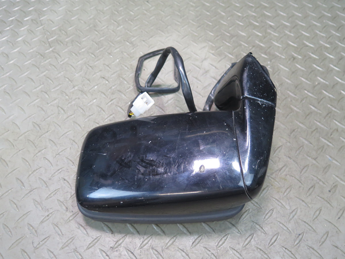 1984-1989 Porsche 928 Left Door Exterior Side View Power Mirror Black