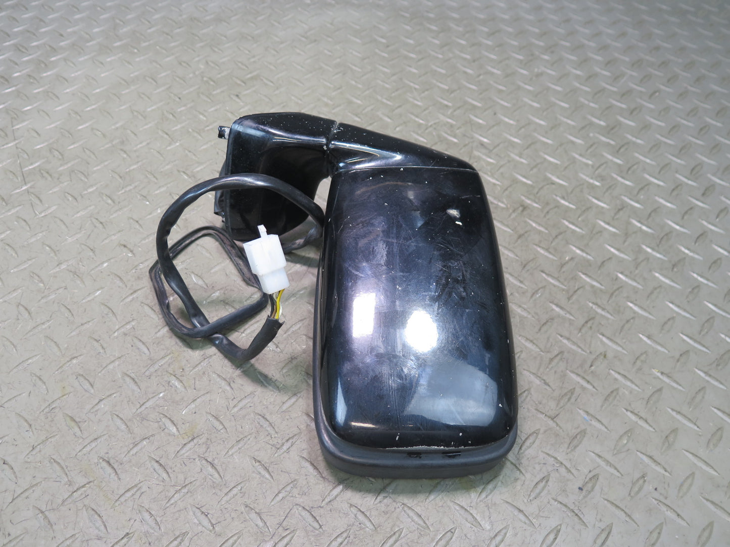1984-1989 Porsche 928 Left Door Exterior Side View Power Mirror Black