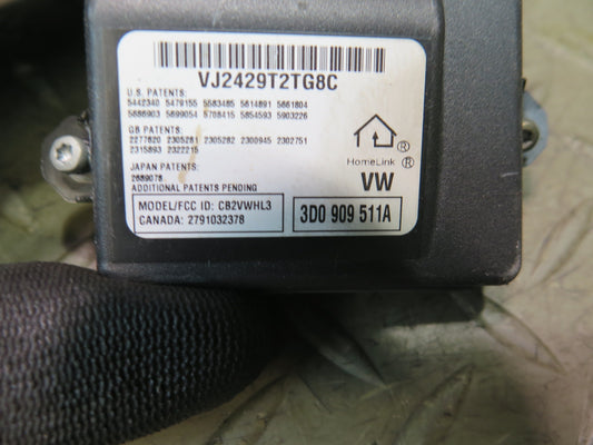 03-10 Bentley Continental GT Homelink Garage Door Opener Control Module