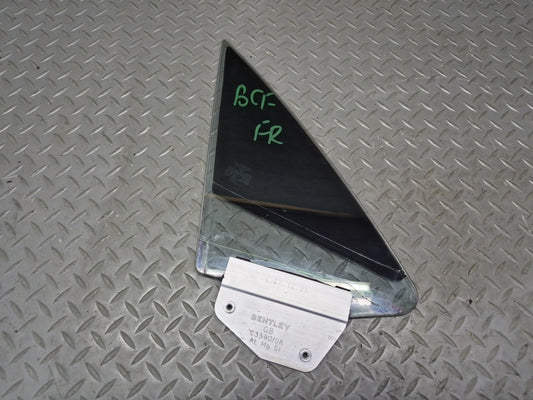 03-10 Bentley Continental GT Coupe Right Door Vent Glass Window