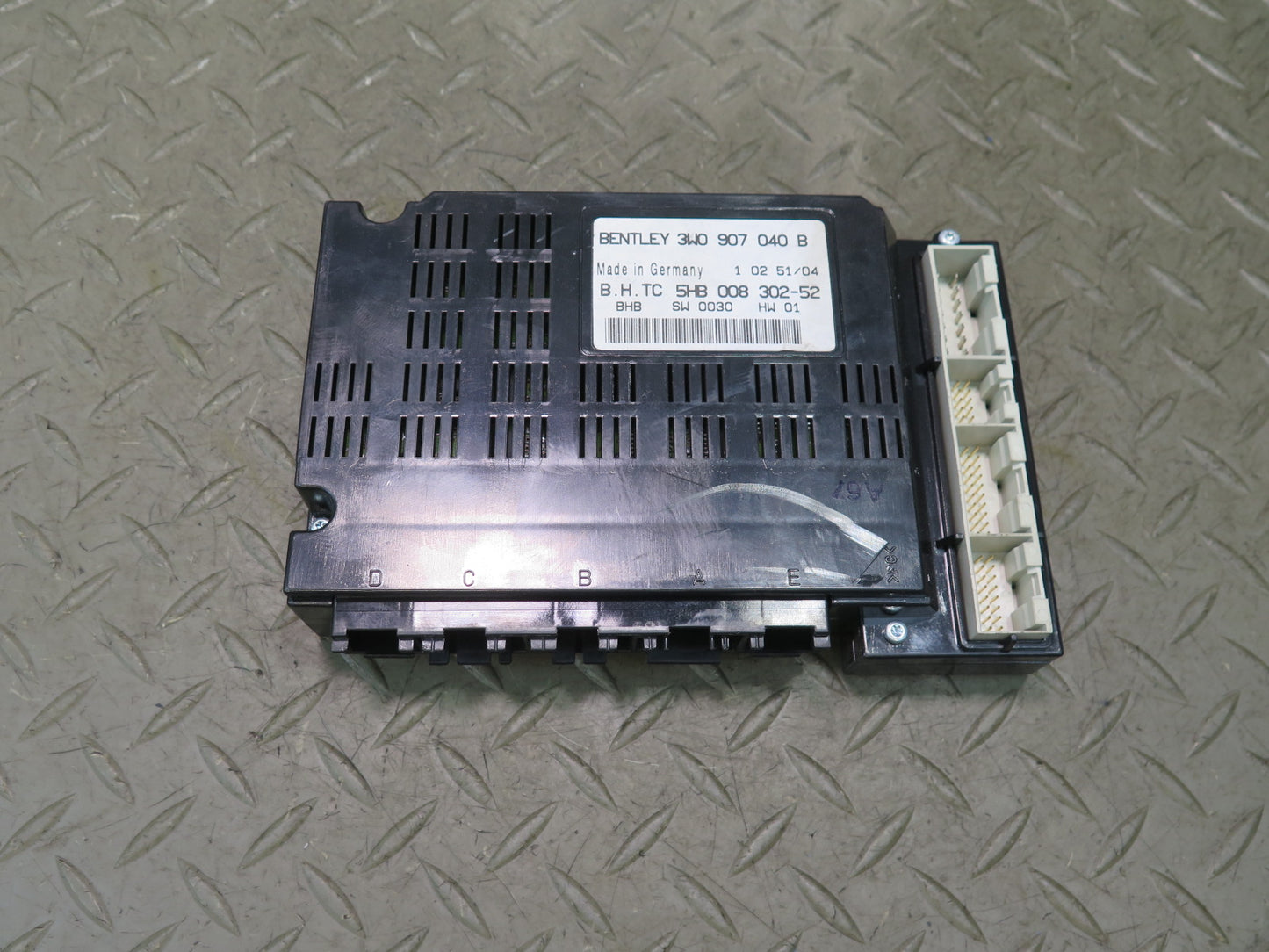 03-10 Bentley Continental GT A/C Heater Temperature Control Module 3W0907040B