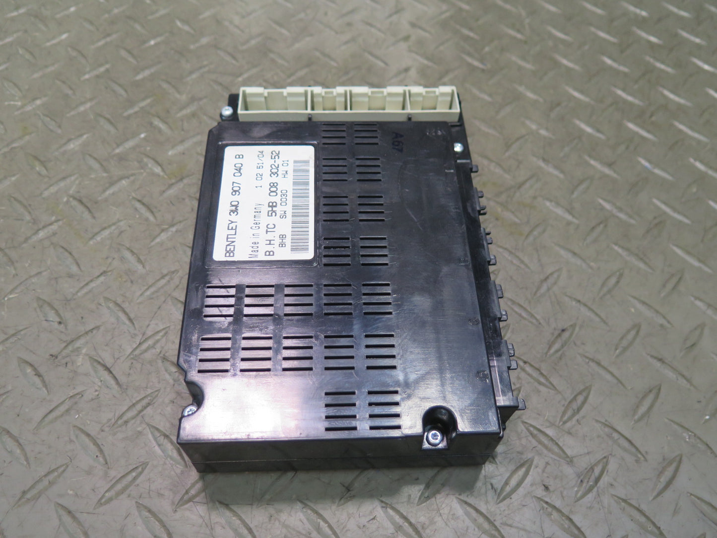 03-10 Bentley Continental GT A/C Heater Temperature Control Module 3W0907040B