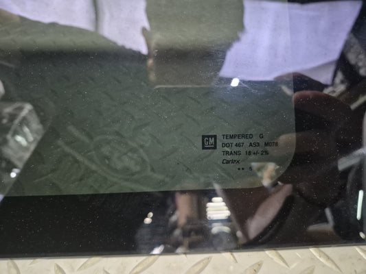 2003-2007 Hummer H2 Rear Left Quarter Glass Window