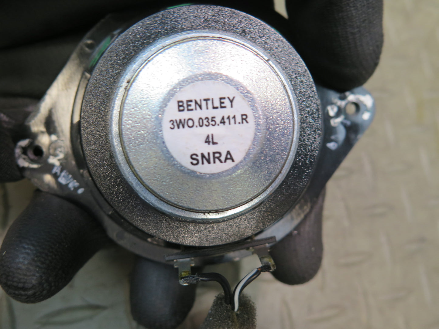 03-11 Bentley Continental GT Front Left & Right Door Audio Speaker Set of 2