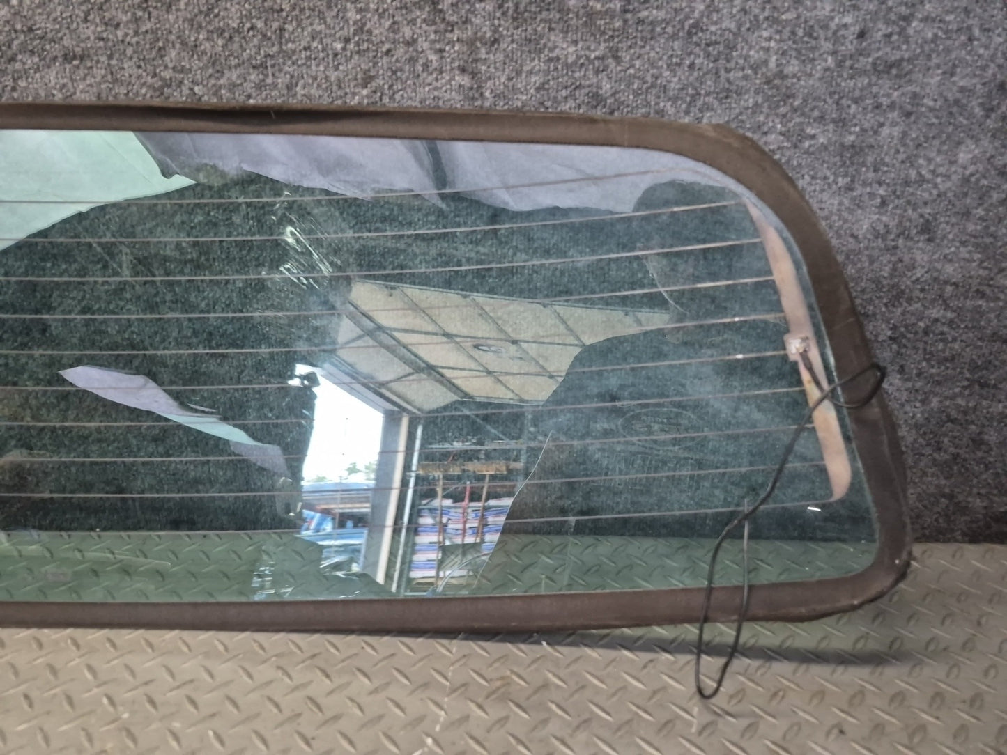 02-05 Ford Thunderbird Convertible Soft TOP Roof Rear Glass Window OEM